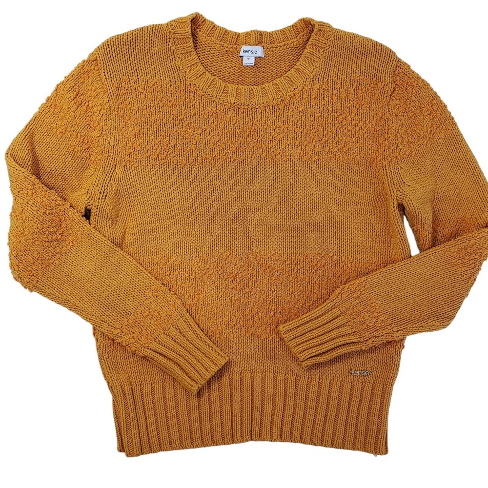 Kensie Women's Crewneck Medium Long Sleeve Sweater